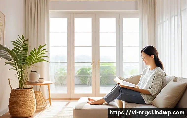 전력 소비 감축을 위한 행동 변화 유도 - **Prompt:** A cozy and brightly lit living room filled with an abundance of natural light. Large win...