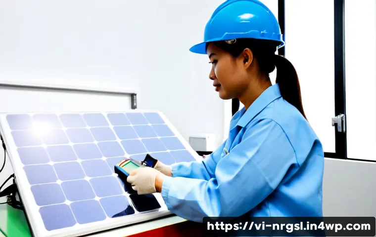 Home 17 에너지 효율성을 높이기 위한 연구와 개발 - Photorealistic energy-efficiency research laboratory in Vietnam, a Vietnamese female engineer in pro...